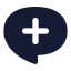Comment Add icon with solid standard style